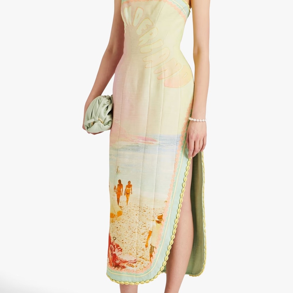 Zimmerman Shell Embellished Beach Dress - Picture 2 of 5